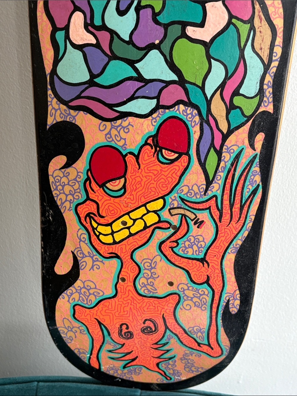 Psychedelic Skateboard Deck - Picture 4 of 4